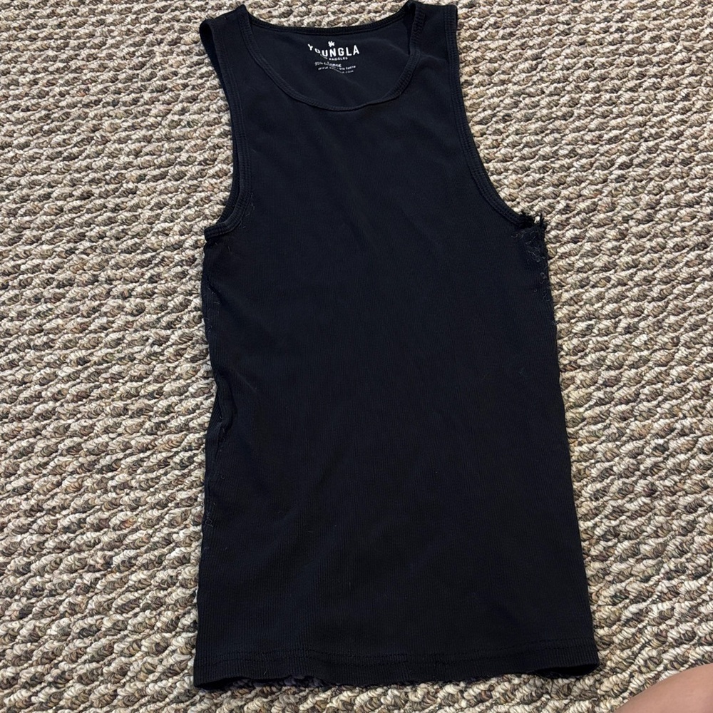 YoungLA Sleek Black Tank Top